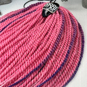 Senegal Twist Braids Hair extensions Synthetic hair Natural Look Extensions Braids and Dreads Pink Hair Barbie hair DE braids Ombre white