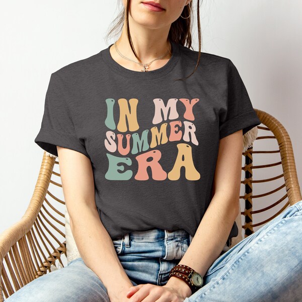 In My Summer Era T-shirt, Gift for Her, Gift For Brother, personalized shirt, summer camp, hello summer good vibes shirt, schools out summer