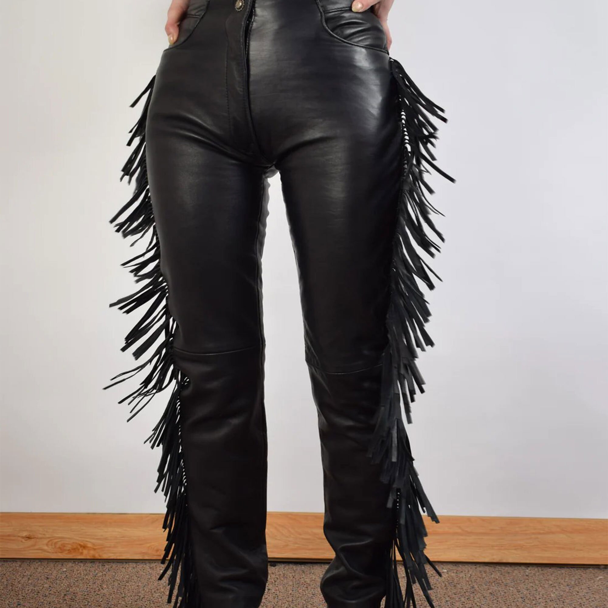Western fringe pants Etsy Espana