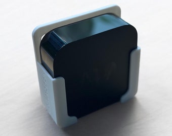 Apple TV 4K Wall Mount, 3D Printed Apple TV Wall Mount, Apple TV Mounting Bracket