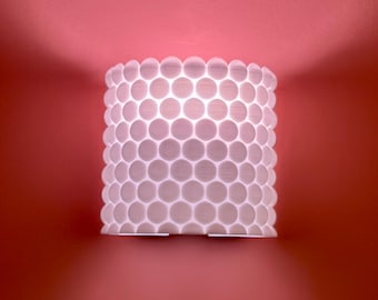 Aplique de pared con forma de piruleta, luz de pared personalizada colorida impresa en 3D con kit de montaje, aplique de pared con forma de burbuja, luz de pared moderna y genial.