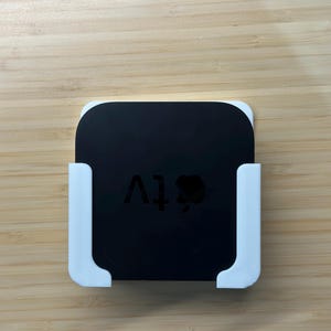 Apple TV Wall Mount, Apple TV 4K Mounting Bracket, Apple TV Wall Mounted Bracket, Storage for Apple TV 4K