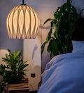 Lola Pendant Lamp Chandelier 3D Printed Pendant Light, E26 Edison Bulb