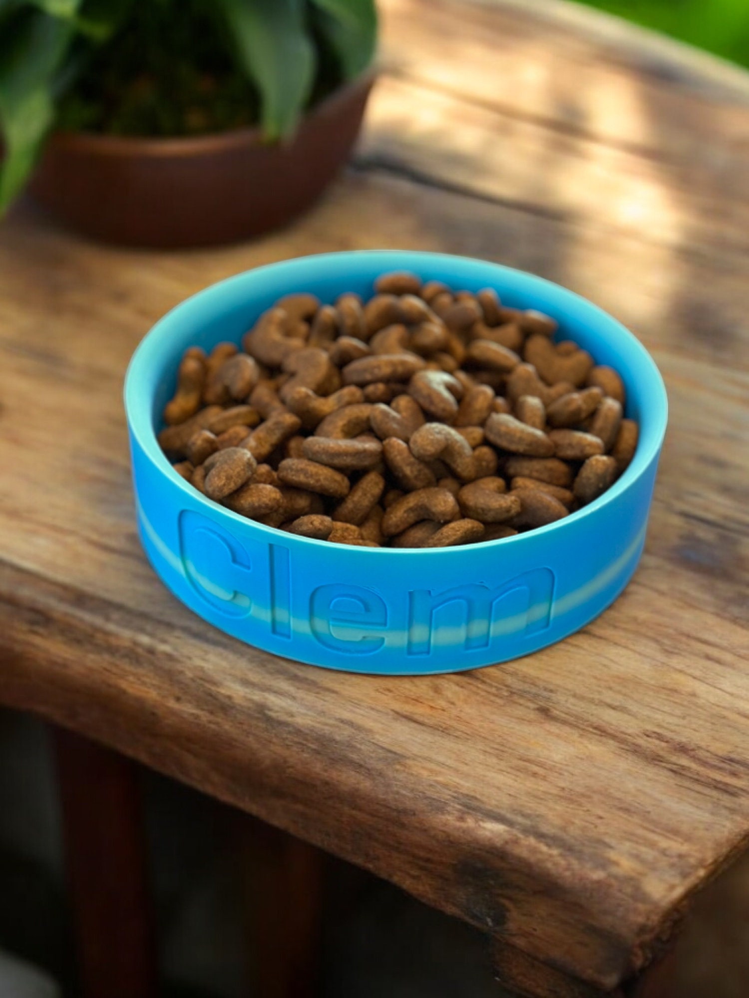 Custom 3D Printed Bowl Custom Dog Bowl, Cat Bowl, Custom Pet Bowl, Modern Pet Dish, Modern Pet Bowl, Pet Bowl Engraved, Colorful Pet Bowl