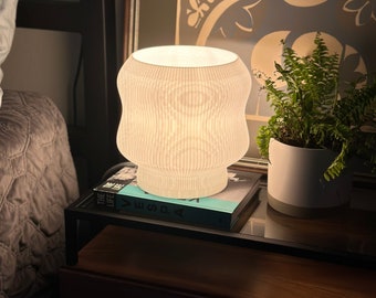 ModLamp Wandering Eye Table Lamp, Desk Lamp or Side Table Lamp, Warm Light Lamp, Nightstand Lamp, Modern Office Lamp, Dimmable Warm LED Bulb