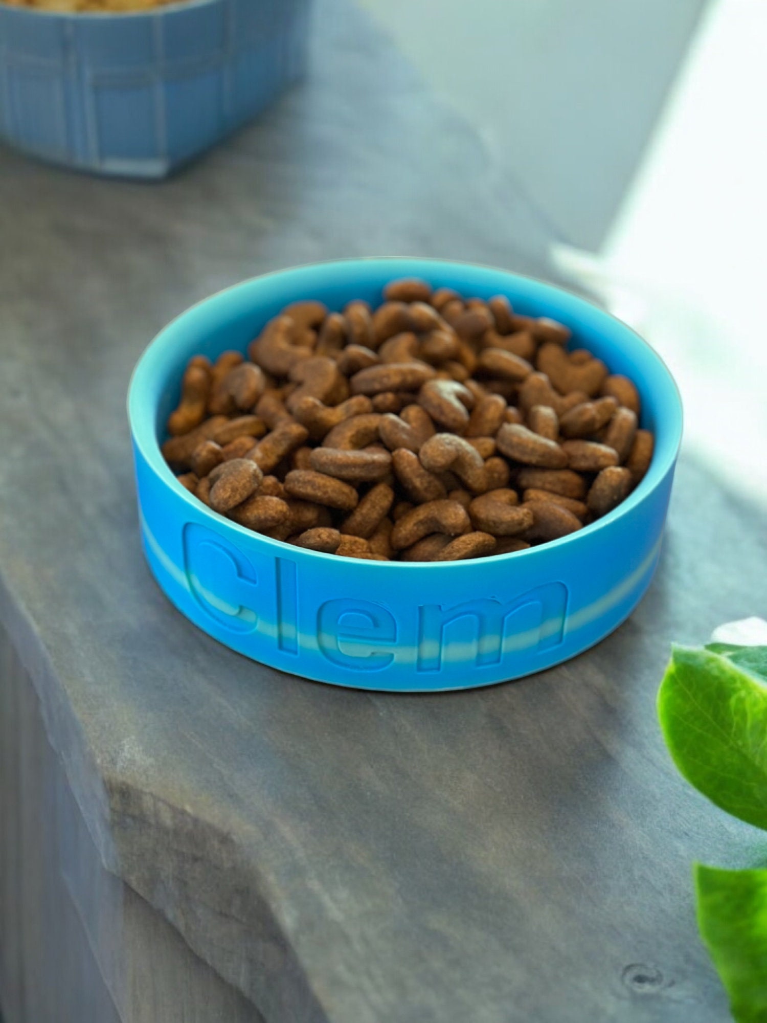 Custom 3D Printed Bowl Custom Dog Bowl, Cat Bowl, Custom Pet Bowl, Modern Pet Dish, Modern Pet Bowl, Pet Bowl Engraved, Colorful Pet Bowl