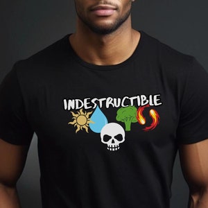 Chemise indestructible, chemise magique, chemise de jeu, chemise de geek, chemise de jeu, chemise de type drôle, cadeau pour lui Black