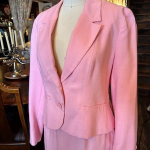 Vintage Bubble Gum Pink 2 Piece Suit