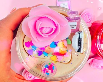 Valentines Play Dough Jar, Sensory Kit, Kids Gift