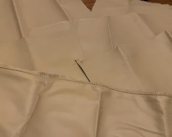 Vintage Camel color Leather up cycled lot, 6 pieces, Sizes range from 9" x 20" to 20" x 25"