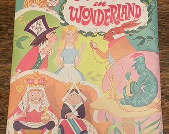 Vintage Alice in Wonderland Giant Coloring Book, 11' x 14-1/2"
