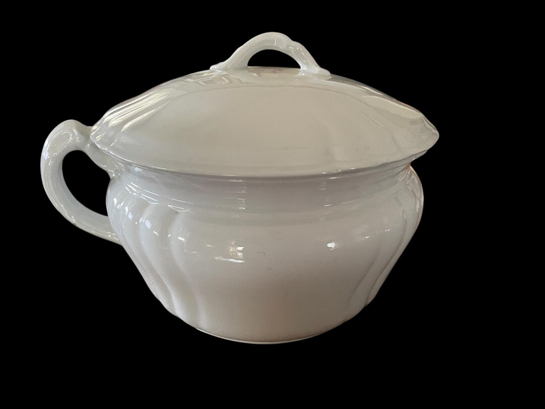 Johnson Bros England Royal Ironstone China Chamber Pot With Handle and ...