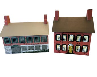 CHOICE: Windfield Designs 1989 Wooden Still Bank Buildings, House or Blacksmith Shop