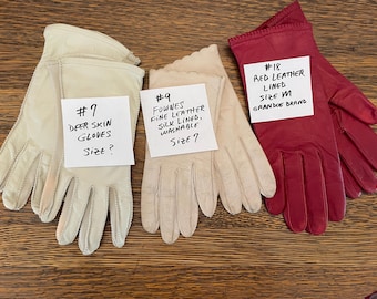 CHOICE: Vintage Ladies Leather Gloves