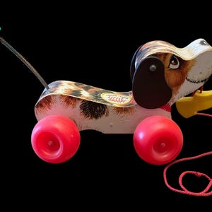 Fisher Price Pull Dog - Etsy