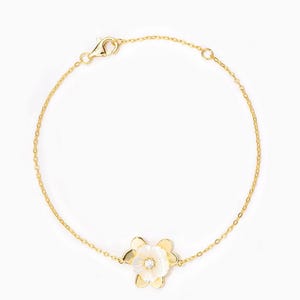 Frische Blume Perlmutt Armbänder