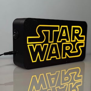 Star Wars-Inspired 3D Printed Light Box – Perfect for Fans & Collectors!