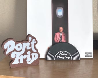 マック・ミラー「ドント・トリップ」ディスプレイ — レコード装飾 — 音楽鑑賞
