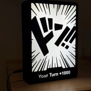 Einteiler TKG Don !! Card LED Light Box - Anime-inspiriertes Display