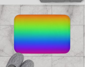 Rainbow Pride Bath Mat