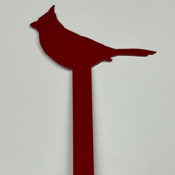 Cardinal Metal Mailbox Flag Aluminum Art Hardware and Instructions Included