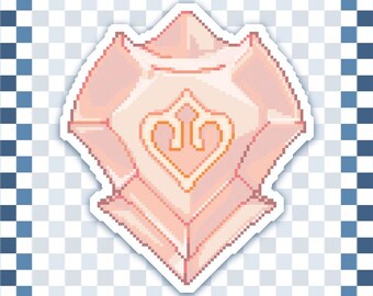 Dancer Job Stone Sticker FFXIV-Inspired Water Resistant Pixel Art Decal