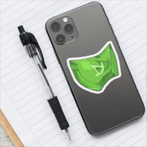 FFXIV Inspired Pixel Job Stone Sticker - Summoner || Water Resistant Pixel Art Style Sticker for Final Fantasy XIV Fans || Gifts for Gamers