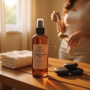 Pure Magnesium Oil Spray - Calming - Natural & Organic - Sore Muscles - Deep Sleep - Massage - Apothecary Remedies