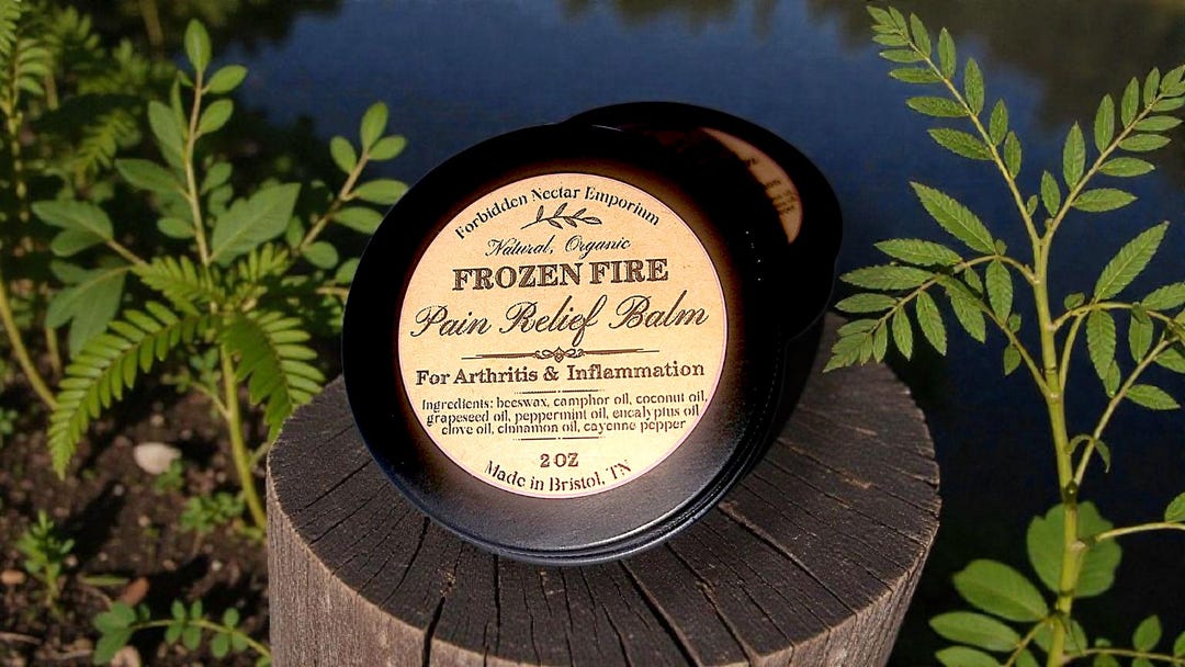 Fire Balm Frozen Fire Pain Relief Balm - Natural Organic Pain Arthritis ...