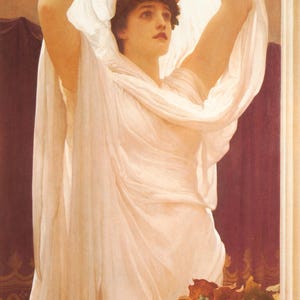 Invocation by Frederick Lord Leighton created in about 1895