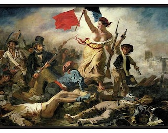 ルーブル美術館に展示されているウジェーヌ・ドラクロワの「民衆を導く