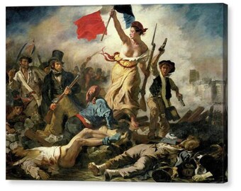 ルーブル美術館に展示されているウジェーヌ・ドラクロワの「民衆を導く