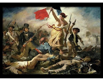 ルーブル美術館に展示されているウジェーヌ・ドラクロワの「民衆