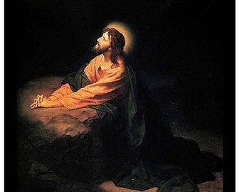 Cristo nel Getsemani di Heinrich Hofmann realizzato nel 1890