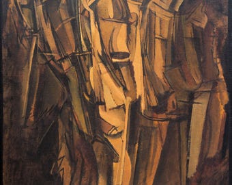 Sad Young Man on a Train by Marcel Duchamp Abstract Art