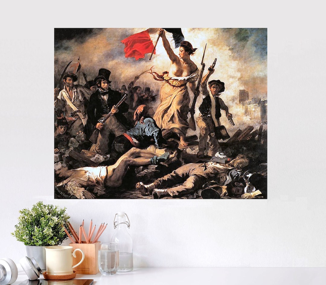 ルーブル美術館に展示されているウジェーヌ・ドラクロワの「民衆を導く