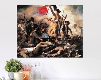 ルーブル美術館に展示されているウジェーヌ・ドラクロワの「民衆