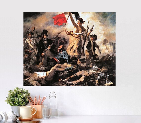 ルーブル美術館に展示されているウジェーヌ・ドラクロワの「民衆