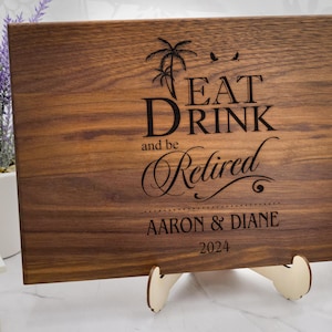 Personalized Cutting Board, Retirement Gift, Retirement Gift for Her, Him, Gift for Retirement, Retirement Gift Ideas, Retirement Present