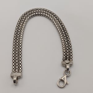 Vintage 3 Rope Strand Sterling Silver Bracelet 10.15 Grams