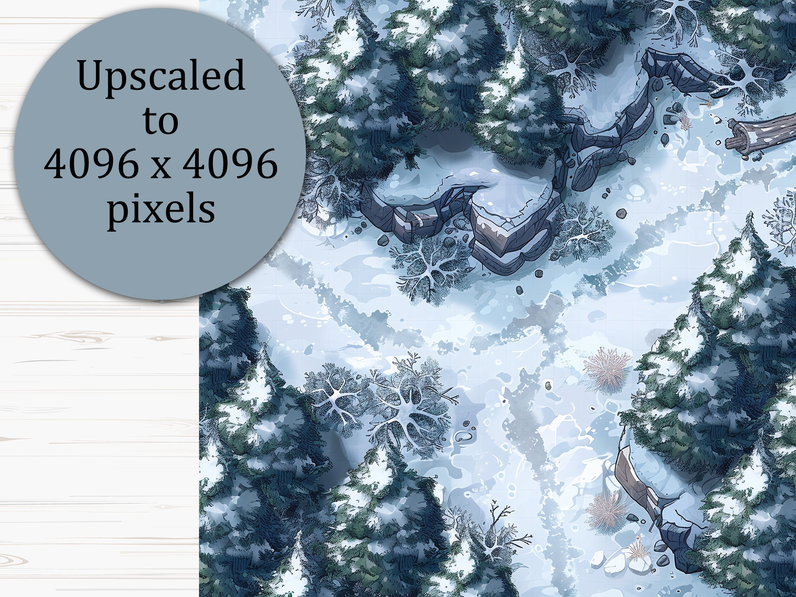 Pathfinder Cold Map RPG Battlemap Pack - Frozen Tundra | 100+ Maps for D&D, Pathfinder, and ...