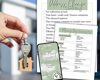 Ultimate Address Change Checklist Printable | Moving Address Update Guide & Personal Records Tracker