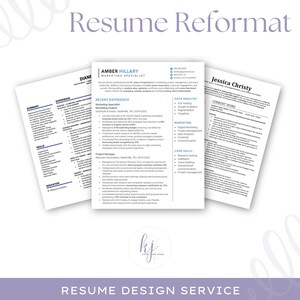 Servicio de reformateo de CV: ¡Dale a tu CV un aspecto fresco y moderno!