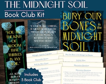 Vergraben Sie unsere Knochen im Midnight Soil Book Club Kit & Diskussionsleitfaden | Vergrabe unsere Knochen im Mitternachtsboden von VE Schwab Buch Gruppenfragen
