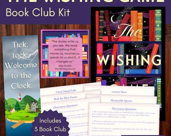 The Wishing Game Book Club Kit and Discussion Guide | The Wishing Game by Meg Schaffer Custom-Made Bookmark and Quote Printables