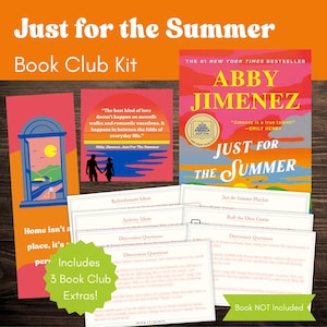 Just For The Summer Book Club Kit | Just for the Summer by Abby Jimenez Book Group Discussion Guide