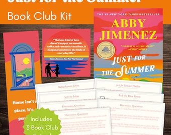 Kit per il club del libro "Just For The Summer" / Guida alla discussione del gruppo di lettura "Just for the Summer" di Abby Jimenez