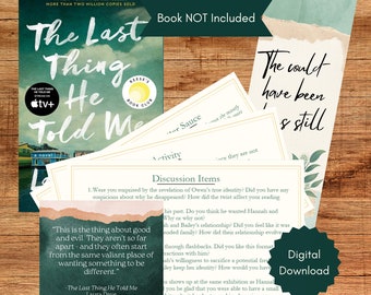 Book Club Kit für The Last Thing He Told My von Laura Dave
