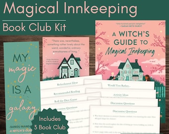 A Witch's Guide to Magical Innkeeping Book Club Kit and Discussion Guide with Custom-Made Bookmark and Quote Printable