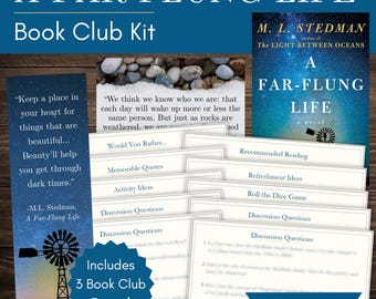 A Far-Flung Life Book Club Kit and Discussion Guide with Custom-Made Bookmark and Quote Printables